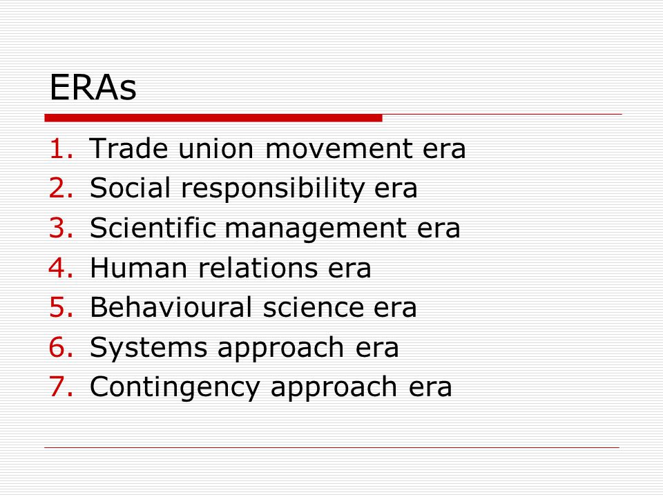 General management and behavioural science